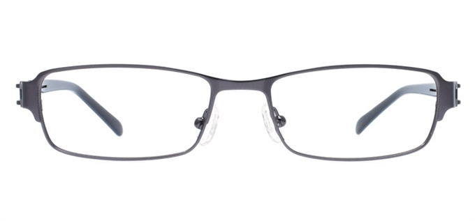 Picture of iLookGlasses OTTO MCKINLEY GREY - RECTANGLE,METAL,FULL-RIM,fashion,office,everyday - prescription eyeglasses online Canada