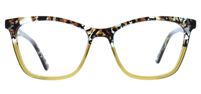 Picture of iLookGlasses DNA 5100 BROWN - PLASTIC,RECTANGLE,FULL-RIM,fashion,office,everyday - prescription eyeglasses online Canada