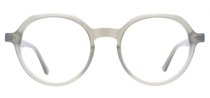 Picture of iLookGlasses DNA 9869 GREY - PLASTIC,OVAL,ROUND,FULL-RIM,fashion,office,everyday - prescription eyeglasses online Canada