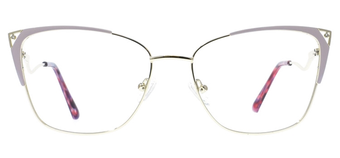 Picture of iLookGlasses OTTO ATARA LIGHT MOCHA - RECTANGLE,METAL,OVAL,FULL-RIM,fashion,office,everyday - prescription eyeglasses online Canada