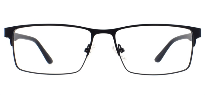 Picture of iLookGlasses MOMENTUM 7057 BLACK - RECTANGLE,METAL,FULL-RIM,fashion,office,sporty,everyday - prescription eyeglasses online Canada