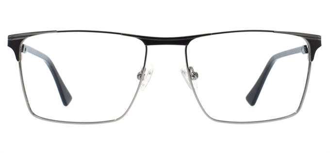 Picture of iLookGlasses MOMENTUM 7194 GRAPHITE - RECTANGLE,METAL,FULL-RIM,fashion,office,everyday - prescription eyeglasses online Canada