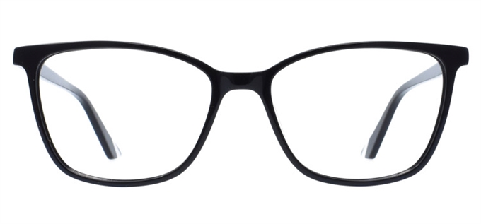 Picture of iLookGlasses DNA 9878 BLACK - PLASTIC,RECTANGLE,OVAL,FULL-RIM,fashion,office,everyday - prescription eyeglasses online Canada