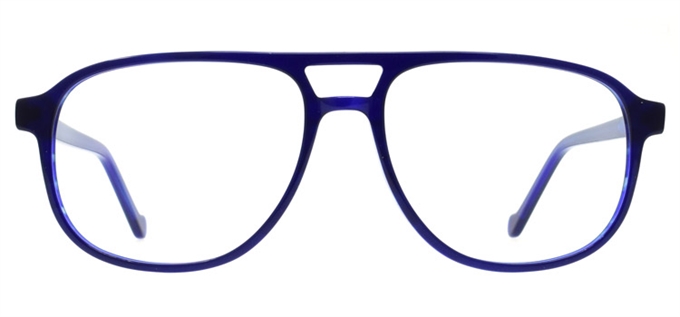 Picture of iLookGlasses DNA 5235 NAVY - PLASTIC,OVAL,AVIATOR,FULL-RIM,fashion,office,retro,everyday - prescription eyeglasses online Canada