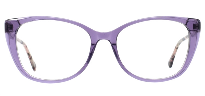 Picture of iLookGlasses DNA 9898 PURPLE - PLASTIC,OVAL,FULL-RIM,fashion,office,everyday - prescription eyeglasses online Canada
