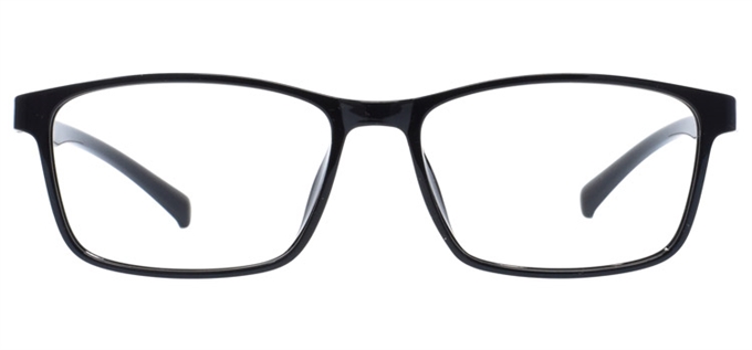 Picture of iLookGlasses DNA 9934 BLACK - PLASTIC,RECTANGLE,OVAL,FULL-RIM,fashion,light weight,office,sporty,everyday - prescription eyeglasses online Canada