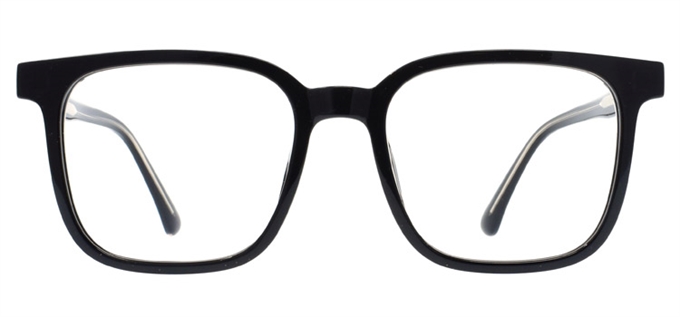 Picture of iLookGlasses DNA 9961 BLACK - PLASTIC,RECTANGLE,FULL-RIM,fashion,office,everyday - prescription eyeglasses online Canada