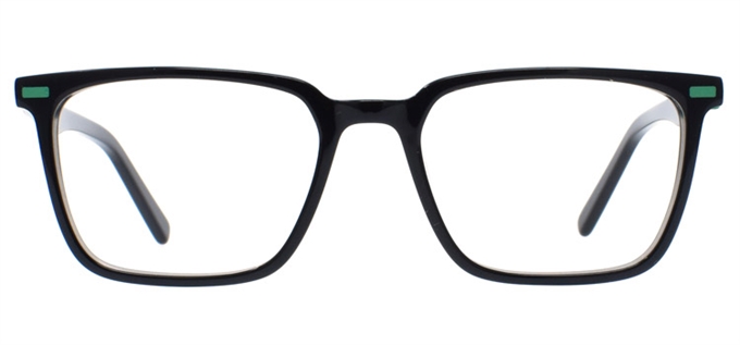 Picture of iLookGlasses DNA 9976 BLACK - PLASTIC,RECTANGLE,FULL-RIM,fashion,office,everyday - prescription eyeglasses online Canada