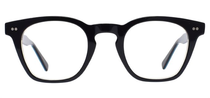 Picture of iLookGlasses DNA 9993 BLACK - PLASTIC,RECTANGLE,OVAL,FULL-RIM,fashion,office,everyday - prescription eyeglasses online Canada