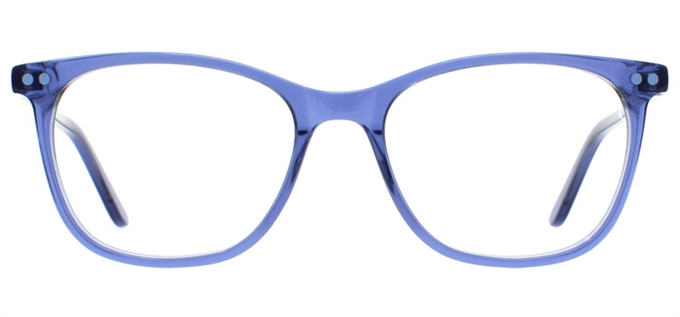 Picture of iLookGlasses DNA 2004 BLUE - PLASTIC,OVAL,FULL-RIM,fashion,office,everyday - prescription eyeglasses online Canada