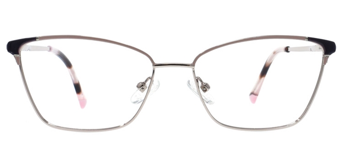Picture of iLookGlasses OTTO DONELLA ROSE MAUVE - RECTANGLE,METAL,FULL-RIM,fashion,light weight,office,everyday - prescription eyeglasses online Canada