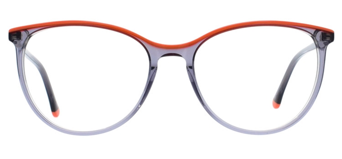 Picture of iLookGlasses DNA 2019 GREY - PLASTIC,OVAL,FULL-RIM,fashion,office,everyday - prescription eyeglasses online Canada