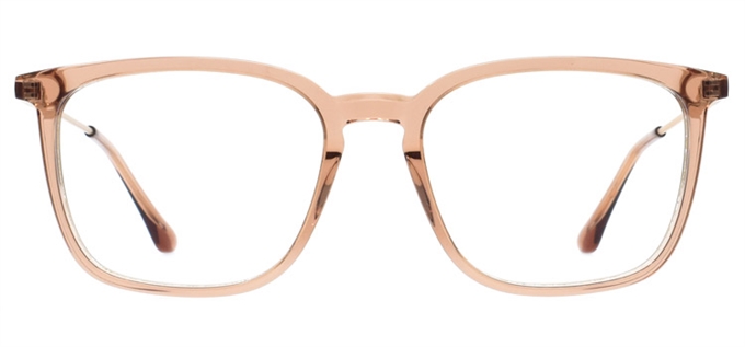 Picture of iLookGlasses DNA 2037 MAPLE - PLASTIC,RECTANGLE,FULL-RIM,fashion,office,everyday - prescription eyeglasses online Canada