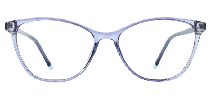 Picture of iLookGlasses DNA 2076 SKY BLUE - PLASTIC,RECTANGLE,OVAL,FULL-RIM,fashion,light weight,office,everyday - prescription eyeglasses online Canada