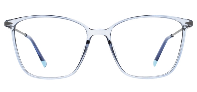 Picture of iLookGlasses DNA 2108 SKY BLUE - PLASTIC,RECTANGLE,FULL-RIM,fashion,light weight,office,everyday - prescription eyeglasses online Canada
