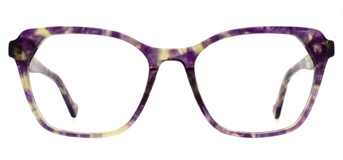 Picture of iLookGlasses DNA 2153 PURPLE - PLASTIC,RECTANGLE,OVAL,FULL-RIM,fashion,office,everyday - prescription eyeglasses online Canada