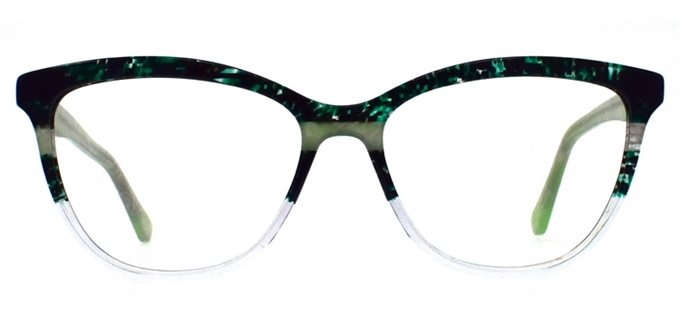 Picture of iLookGlasses DNA 2179 GREEN - PLASTIC,RECTANGLE,OVAL,FULL-RIM,fashion,office,everyday - prescription eyeglasses online Canada