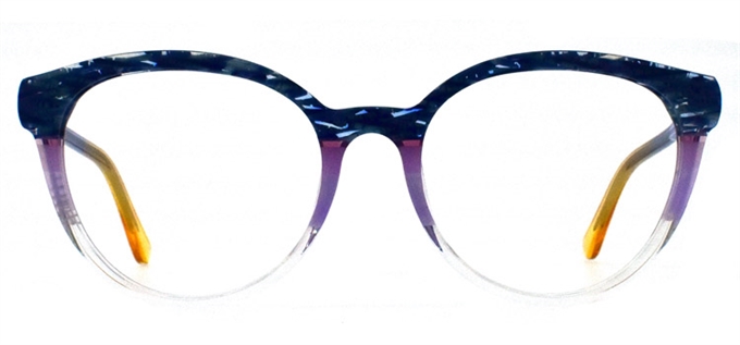 Picture of iLookGlasses DNA 2182 BLUEBERRY - PLASTIC,OVAL,ROUND,FULL-RIM,fashion,office,everyday - prescription eyeglasses online Canada