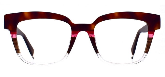 Picture of iLookGlasses DNA 2203 CHOCOLATE - PLASTIC,RECTANGLE,FULL-RIM,fashion,office,everyday - prescription eyeglasses online Canada