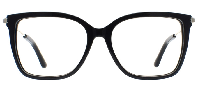 Picture of iLookGlasses DNA 2221 BLACK - PLASTIC,RECTANGLE,FULL-RIM,fashion,office,everyday - prescription eyeglasses online Canada