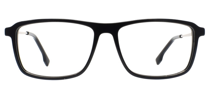 Picture of iLookGlasses DNA 2244 BLACK - PLASTIC,RECTANGLE,FULL-RIM,fashion,office,everyday - prescription eyeglasses online Canada