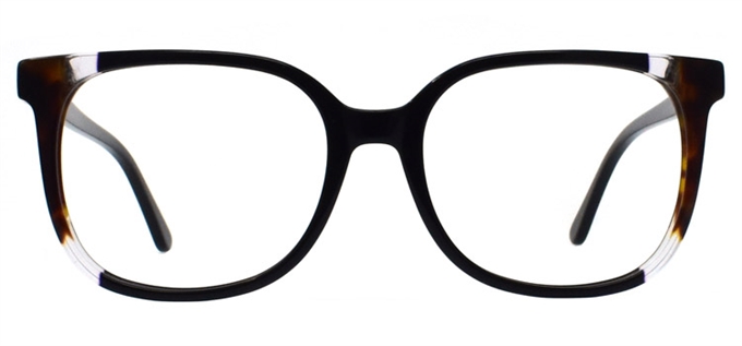 Picture of iLookGlasses DNA 2286 BLACK - PLASTIC,RECTANGLE,OVAL,FULL-RIM,fashion,office,everyday - prescription eyeglasses online Canada
