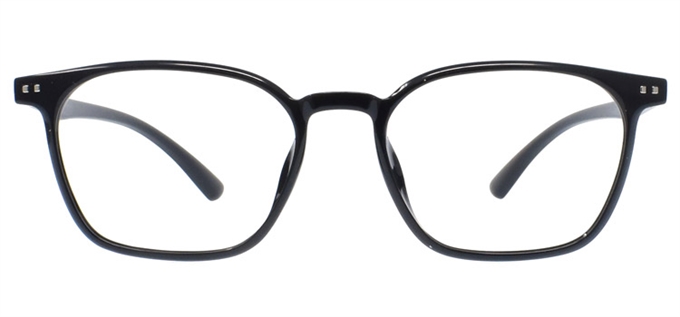 Picture of iLookGlasses DNA 2307 BLACK - PLASTIC,RECTANGLE,OVAL,FULL-RIM,fashion,light weight,office,sporty,everyday - prescription eyeglasses online Canada