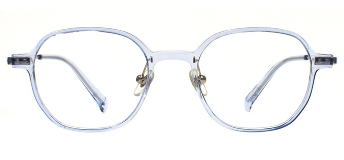 Picture of iLookGlasses DNA 2308 SKY BLUE - PLASTIC,RECTANGLE,OVAL,FULL-RIM,fashion,light weight,office,everyday - prescription eyeglasses online Canada