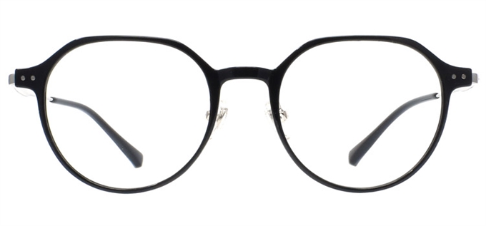 Picture of iLookGlasses DNA 2313 BLACK - PLASTIC,OVAL,ROUND,FULL-RIM,fashion,light weight,office,everyday - prescription eyeglasses online Canada