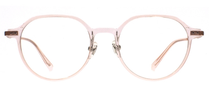Picture of iLookGlasses DNA 2313 PASTEL PINK - PLASTIC,OVAL,ROUND,FULL-RIM,fashion,light weight,office,everyday - prescription eyeglasses online Canada