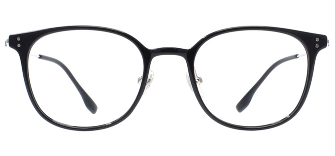 Picture of iLookGlasses DNA 2318 BLACK - PLASTIC,RECTANGLE,OVAL,FULL-RIM,fashion,light weight,office,everyday - prescription eyeglasses online Canada