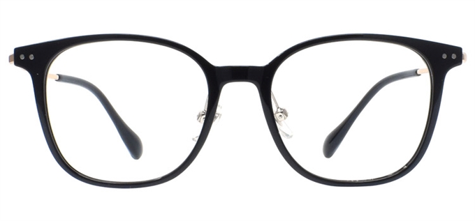 Picture of iLookGlasses DNA 2322 BLACK - PLASTIC,RECTANGLE,OVAL,FULL-RIM,fashion,light weight,office,everyday - prescription eyeglasses online Canada