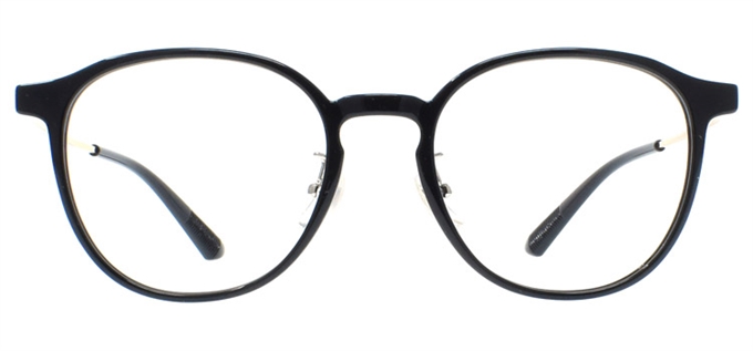 Picture of iLookGlasses DNA 2323 BLACK - PLASTIC,OVAL,FULL-RIM,fashion,light weight,office,everyday - prescription eyeglasses online Canada