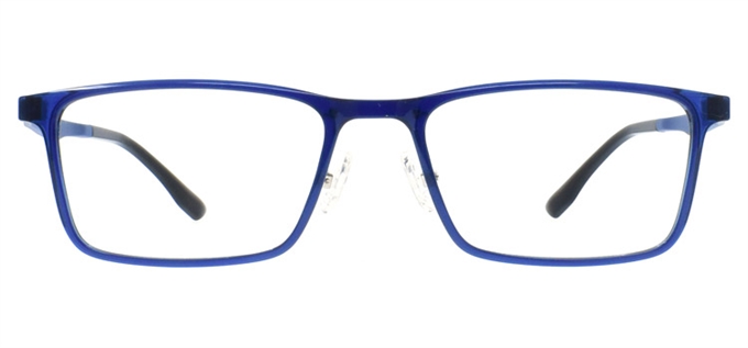 Picture of iLookGlasses DNA 2341 NAVY - PLASTIC,RECTANGLE,FULL-RIM,fashion,light weight,office,sporty,everyday - prescription eyeglasses online Canada
