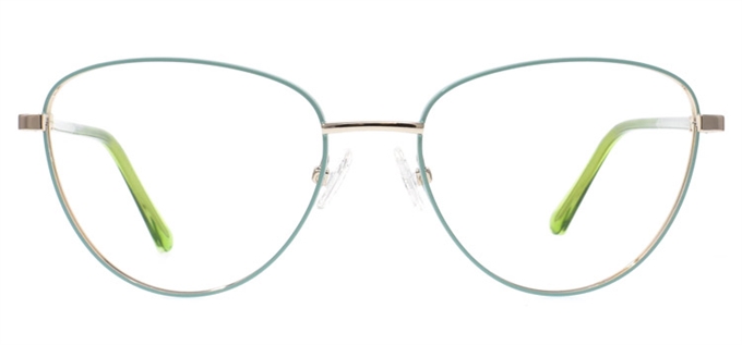 Picture of iLookGlasses OTTO KIVA SKY - METAL,OVAL,FULL-RIM,fashion,office,everyday - prescription eyeglasses online Canada