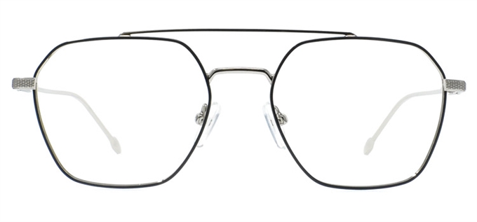 Picture of iLookGlasses OTTO COBY BLACK - RECTANGLE,METAL,AVIATOR,FULL-RIM,fashion,office,retro,everyday - prescription eyeglasses online Canada