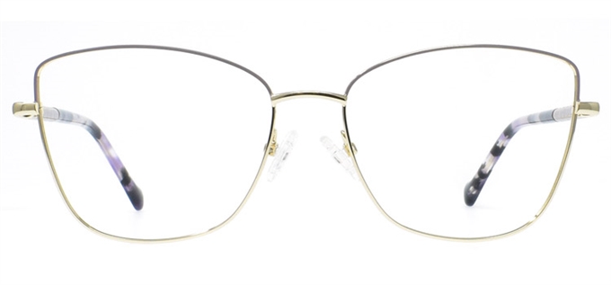 Picture of iLookGlasses OTTO ERINA LILAC - RECTANGLE,METAL,OVAL,FULL-RIM,fashion,classic,office,everyday,CAT-EYE - prescription eyeglasses online Canada