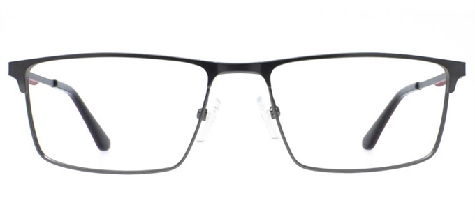 Picture of iLookGlasses MOMENTUM 7313 GRAPHITE - RECTANGLE,METAL,FULL-RIM,fashion,light weight,office,everyday - prescription eyeglasses online Canada