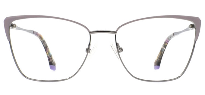 Picture of iLookGlasses OTTO MIDORI PERIWINKLE - RECTANGLE,METAL,FULL-RIM,fashion,office,everyday - prescription eyeglasses online Canada