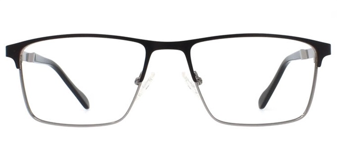 Picture of iLookGlasses MOMENTUM 7147 BROWN - RECTANGLE,METAL,FULL-RIM,fashion,office,everyday - prescription eyeglasses online Canada