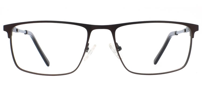 Picture of iLookGlasses MOMENTUM 7167 BROWN - RECTANGLE,METAL,FULL-RIM,fashion,office,everyday - prescription eyeglasses online Canada