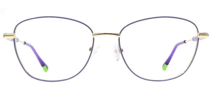 Picture of iLookGlasses OTTO DIONNE PURPLE - METAL,OVAL,FULL-RIM,fashion,light weight,office,everyday - prescription eyeglasses online Canada