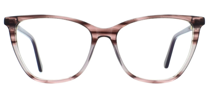 Picture of iLookGlasses DNA 2348 OAK / EVERYGREEN - PLASTIC,RECTANGLE,FULL-RIM,fashion,office,everyday,CAT-EYE - prescription eyeglasses online Canada
