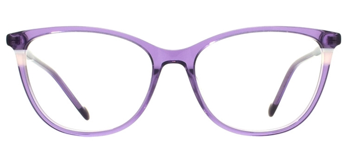 Picture of iLookGlasses DNA 2357 PURPLE - PLASTIC,OVAL,FULL-RIM,fashion,office,everyday - prescription eyeglasses online Canada