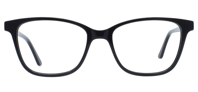 Picture of iLookGlasses DNA 2440 BLACK - PLASTIC,RECTANGLE,OVAL,FULL-RIM,fashion,office,everyday - prescription eyeglasses online Canada
