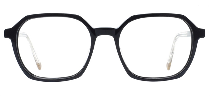 Picture of iLookGlasses DNA 2470 BLACK - PLASTIC,RECTANGLE,OVAL,FULL-RIM,fashion,office,everyday - prescription eyeglasses online Canada