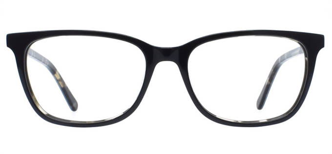 Picture of iLookGlasses DNA 2406 BLACK - PLASTIC,RECTANGLE,OVAL,FULL-RIM,fashion,office,everyday - prescription eyeglasses online Canada