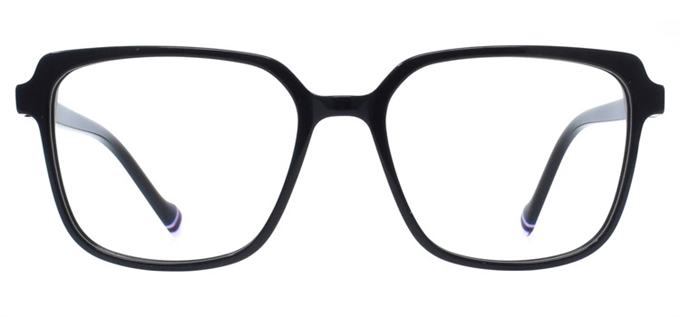 Picture of iLookGlasses DNA 2422 BLACK - PLASTIC,RECTANGLE,OVAL,FULL-RIM,fashion,office,everyday - prescription eyeglasses online Canada