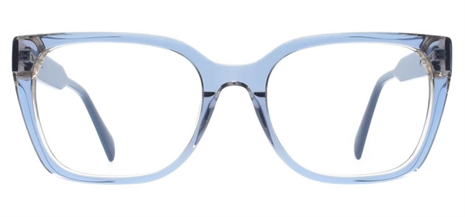 Picture of iLookGlasses DNA 2427 BLUE - PLASTIC,RECTANGLE,OVAL,FULL-RIM,fashion,office,everyday - prescription eyeglasses online Canada