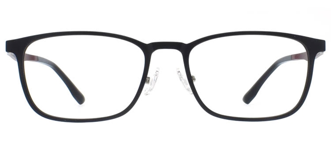 Picture of iLookGlasses DNA 2476 BLACK - PLASTIC,RECTANGLE,FULL-RIM,fashion,light weight,office,everyday - prescription eyeglasses online Canada